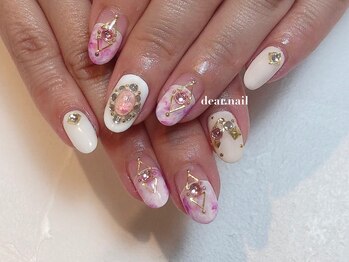 ディアネイル(dear.nail)/タイダイ×フレンチ☆