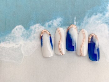 ネイルサロン&スクール ジーナ(GINA)/爽やかカラーネイル