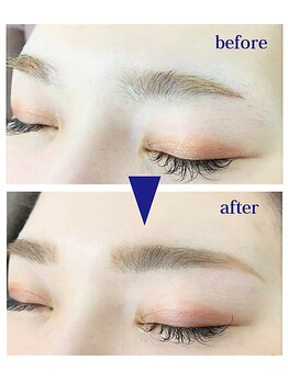 まつげエクステサロン アイズ 蕨店(I's)/眉毛WAX【ビフォーアフター】