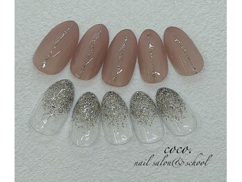 ココ ネイル サロン アンドスクール(COCO.NAIL SALON&SCHOOL)/■シンプル■定額6150新規5500