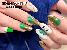ネイルマフィア 原宿(NAIL MAFIA)/キャラネイル/ミラーネイル