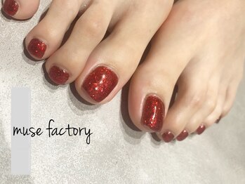 ミューズ ファクトリー(Muse factory)/フットワンカラーラメ