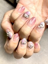 ラキネイル(LAKI Nail)/マグネット×ニュアンスアート