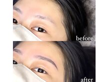 ボス ブロウ 天白店(BOSS BROW)/【レディース眉毛】before after