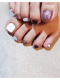 モノトーンFootネイル