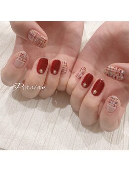 ペルシャ 坂戸駅前店(Persian)/ツイードネイル