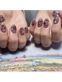 フラッシュ/キラキラ/花