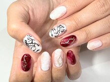サロンファム 鶴見(Salon Femme)の雰囲気（繊細な手描きアートのオーダーも◎ご相談下さい♪[鶴見ネイル]）