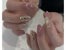 おまかせアートはニュアンスで可愛く仕上げます♪