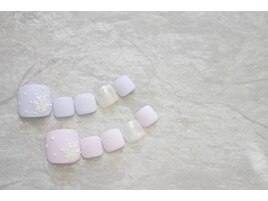 パウダースノーフットネイル