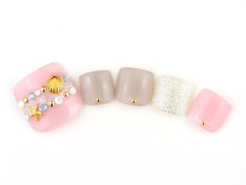 エリクサーネイル 五反田(Elixir Nail)/フット やり放題/クーポン使用