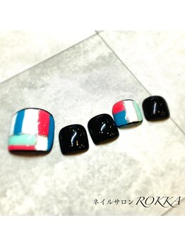 POPなフットネイル