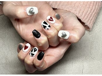 ガーデン ヘア&エステ&ネイル Garden/ハート モノトーン