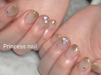 プリンセスネイル(Princess nail)/ハートホログラム9700