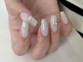 夏ワンホンリボンシルバー¥7000