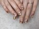 アプリコットネイル(apricot nail)の写真/季節やトレンドも盛り込んだ上品デザインや大人女性におすすめしたいマグネットネイルも☆