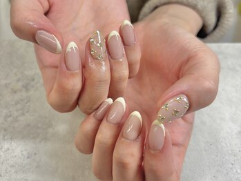 ネイルサロン ドゥ(Nail Salon Doux)/【ラテリア】ビジューネイル