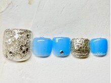 フェリーチェ(nail salon＆school felice)/フットネイル/定額制8800円/瑞江