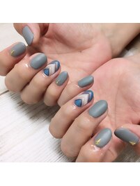 マット！秋ネイル♪