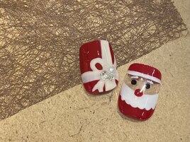 クリスマスネイル
