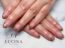 H-632 ラメグラデーションネイル