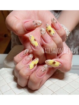 デジャヴ(Dejave)/ひまわりネイル