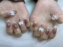 バーバラネイルサロン(Babarla)/チェックフレンチネイル