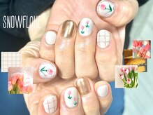 スノーフレーク(Snowflake)/定額デザイン¥8000