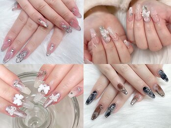 ビューティフルミー 柏店(Beautiful Me,)の写真/【美フォルム仕上げ】自爪を長く美しく魅せる技術力☆指先を細長く見せる長さ出しで洗練されたお手元へ♪