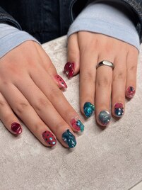 粘土ネイル○designed by aino