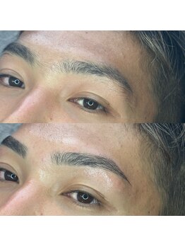 ボスブロウ 藤が丘駅前店(BOSS BROW)/ 【メンズ眉毛】　before　after
