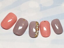 ネイルサロン ビアン(Nail Salon bian)/ワンカラー＋アート