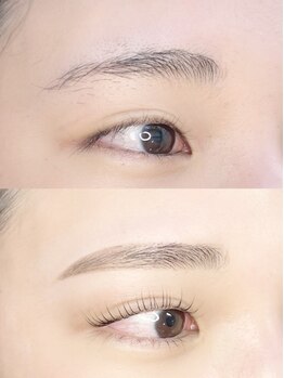 カラット 鵜沼店(Carat)の写真/新規[アイブロウスタイリング¥4500][ハリウッドブロウリフト¥6900]プロの力で手軽に可愛くトレンド眉に☆