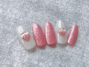 リーチェ ネイルズ(Riche Nails)/ぷっくりいちご*nail