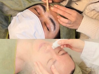 ソル(SOLL)の写真/【セルフケアでは改善されない頑固毛穴！】毛穴の悩みから解放されませんか？憧れの艶肌に◎