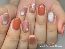 ライズ 本町店(Raize)/ニュアンスネイル/オレンジ