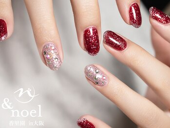 ノエル(Noel)/ボルドーフラッシュネイル