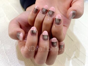 アンドネイル ビューティー(AND nail,beauty)/冬ネイル/フレンチ/藤沢