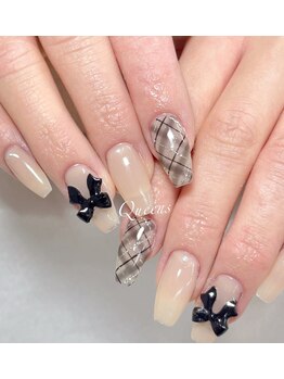 クイーンズビューティーサロン 新宿本店(Queen's beauty salon)/チップ長さ出し10本定額コース