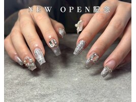 難波オーロラネイル/推しネイル