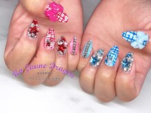 アン ジョーヌドラゴ/【自爪ネイル】色違いネイル