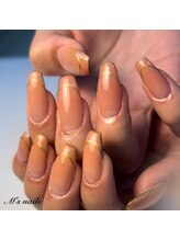 エムズネイル サベージ(M's nails Savage)/囲みフレンチ