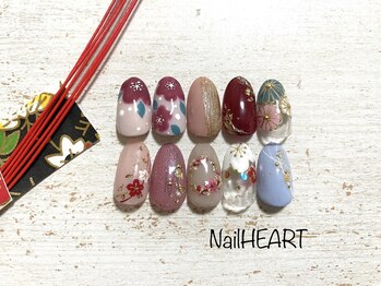 ネイルハート(Nail HEART)/お正月ネイル