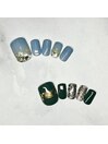 2・3月フットネイル¥8200
