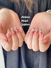 ネコ(Neko)/オーロラ　ラメグラ　ピンク