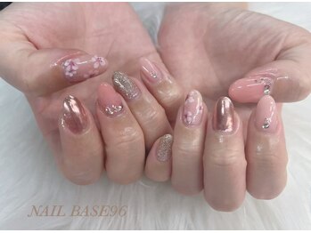 ネイルベースキュウロク(NAILBASE96)/桜ネイル