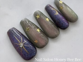 ハニービービー(Honey Bee Bee)/クールニュアンスネイル