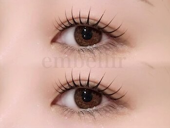 アンベリール(embellir)の写真/自まつげを活かすデザイン力！選べるまつげパーマで、カールからストレートデザインまで美しく仕上げます★