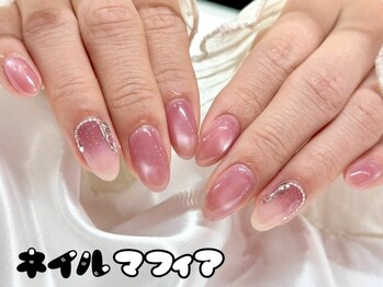 ネイルマフィア 原宿(NAIL MAFIA)の写真/【ラメグラ・ワンカラー¥5500♪】シンプルで可愛いお爪をお作りします♪オフィスネイルもお任せください☆
