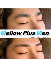 メロウプラス(mellow+)/メンズ眉毛/アイブロウ/眉毛